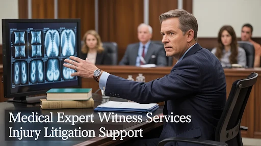 A legal professional in a court of law