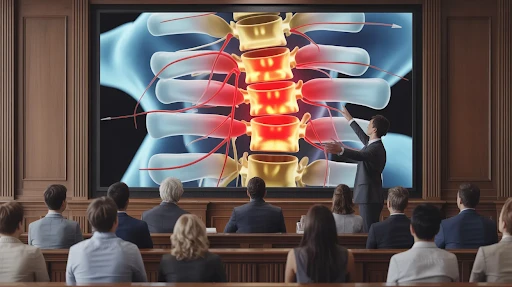 Medical animation in a court of law