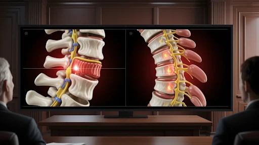 Personal injury case animation