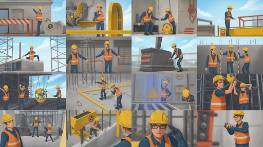 workplace and construction injury case animation